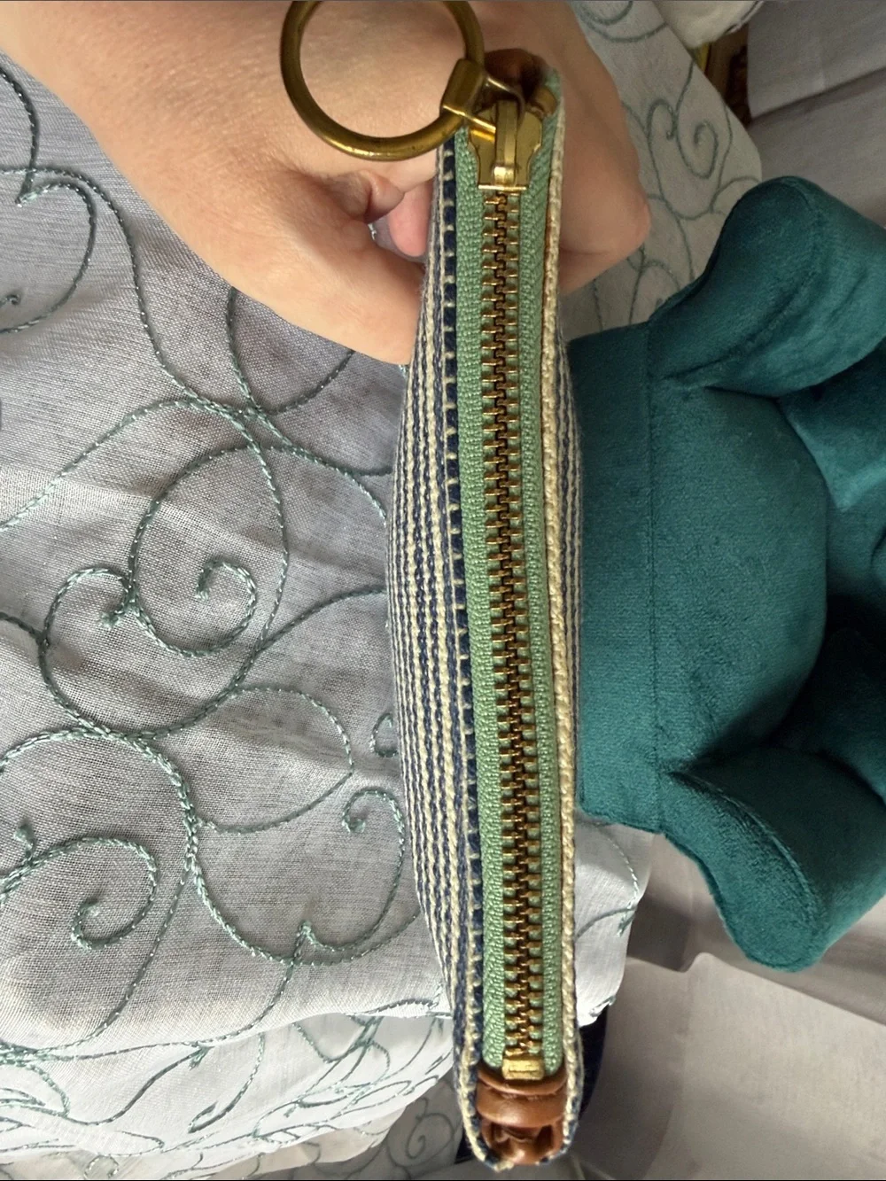 Fossil compact wristlet